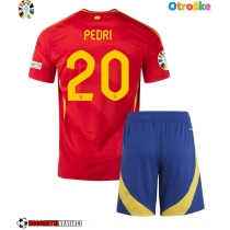 Otroške Nogometnih dresov Španija Pedri Gonzalez #20 Domači EP 2024 Kratki rokavi (+ hlače)